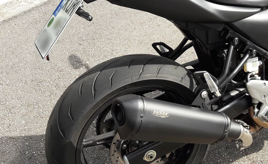 Umbgebautes Motorrad Suzuki SV650 Bild 2: Umbgebautes Motorrad Suzuki SV650
