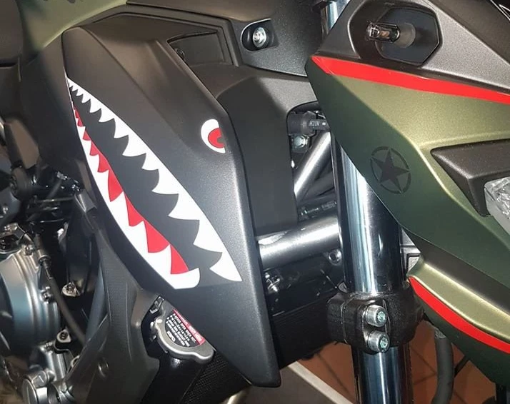 Umbgebautes Motorrad Kawasaki Z650 Bild 5: Umbgebautes Motorrad Kawasaki Z650