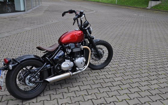 Umgebautes Motorrad Triumph Bonneville Bobber von Zweirad Hermann - Bild 10 Umgebautes Motorrad Triumph Bonneville Bobber von Zweirad Hermann - Bild 10