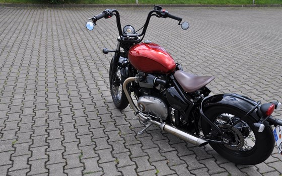 Umgebautes Motorrad Triumph Bonneville Bobber von Zweirad Hermann - Bild 11 Umgebautes Motorrad Triumph Bonneville Bobber von Zweirad Hermann - Bild 11