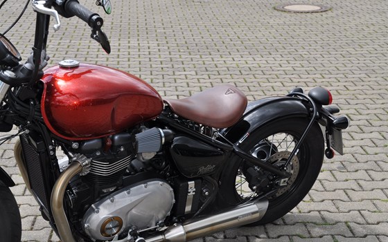 Umgebautes Motorrad Triumph Bonneville Bobber von Zweirad Hermann - Bild 3 Umgebautes Motorrad Triumph Bonneville Bobber von Zweirad Hermann - Bild 3