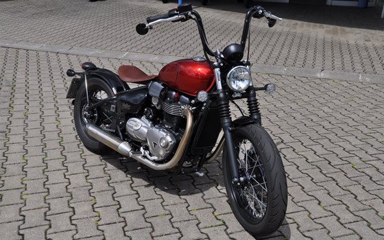 Umgebautes Motorrad Triumph Bonneville Bobber von Zweirad Hermann - Bild 6 Umgebautes Motorrad Triumph Bonneville Bobber von Zweirad Hermann - Bild 6