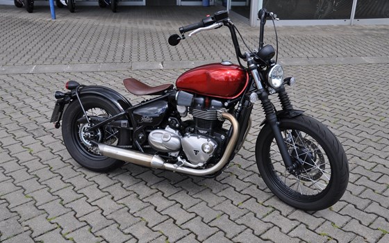 Umgebautes Motorrad Triumph Bonneville Bobber von Zweirad Hermann - Bild 9 Umgebautes Motorrad Triumph Bonneville Bobber von Zweirad Hermann - Bild 9