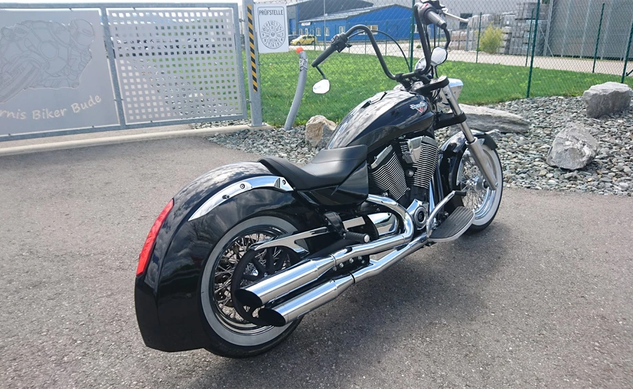 Umbgebautes Motorrad Victory Boardwalk Bild 11: Umbgebautes Motorrad Victory Boardwalk