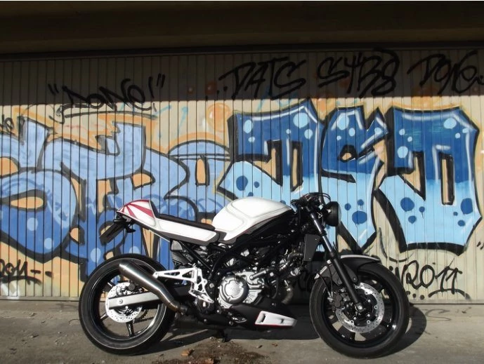 Umbgebautes Motorrad Suzuki SFV 650 Gladius Bild 4: Umbgebautes Motorrad Suzuki SFV 650 Gladius