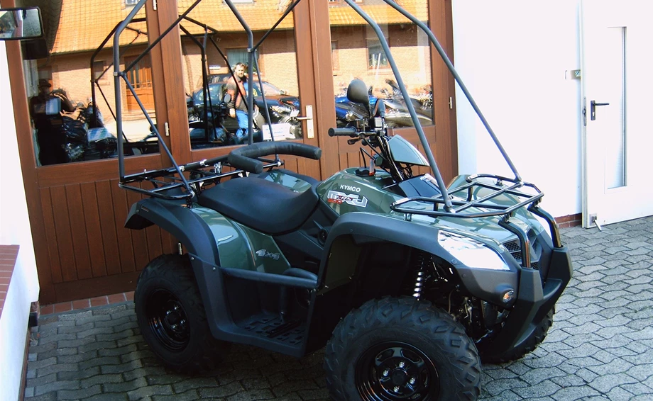 Umbgebautes Motorrad Kymco MXU 500 IRS Bild 9: Umbgebautes Motorrad Kymco MXU 500 IRS