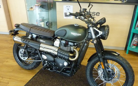 Umgebautes Motorrad Triumph Street Scrambler von Zweirad Wimmer GmbH, KTM & Husqvarna Vertragshändler - Bild 2 Umgebautes Motorrad Triumph Street Scrambler von Zweirad Wimmer GmbH, KTM & Husqvarna Vertragshändler - Bild 2