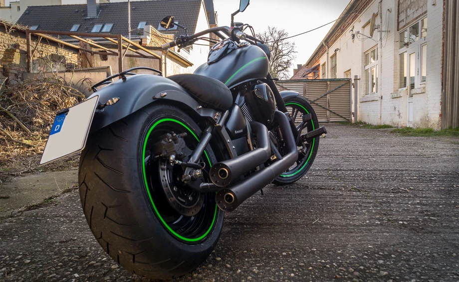 Umbgebautes Motorrad Kawasaki VN 900 Custom Bild 7: Umbgebautes Motorrad Kawasaki VN 900 Custom
