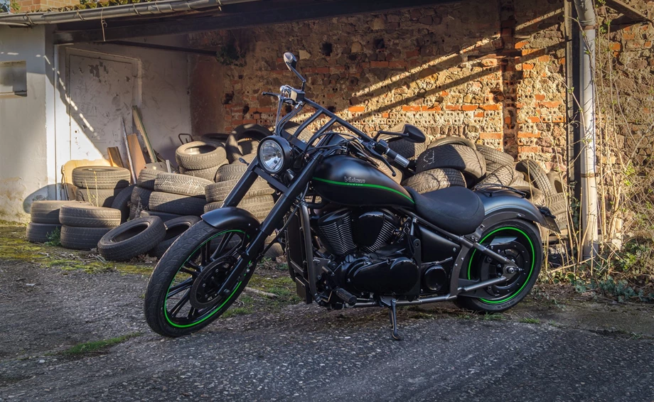 Umbgebautes Motorrad Kawasaki VN 900 Custom Bild 8: Umbgebautes Motorrad Kawasaki VN 900 Custom