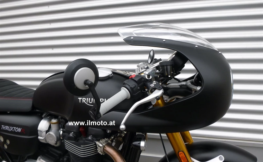 Umbgebautes Motorrad Triumph Thruxton 1200R Bild 9: Umbgebautes Motorrad Triumph Thruxton 1200R