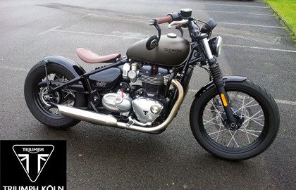 Triumph Bonneville Bobber Custom Bike Triumph Bonneville Bobber Custom Bike