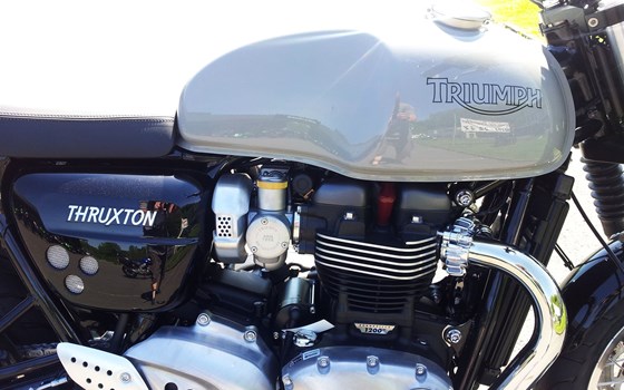 Umgebautes Motorrad Triumph Thruxton 1200 von Motorradhaus Löhmer GmbH - Bild 6 Umgebautes Motorrad Triumph Thruxton 1200 von Motorradhaus Löhmer GmbH - Bild 6