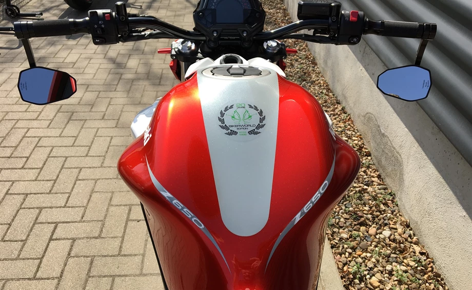 Umbgebautes Motorrad Kawasaki Z650 Bild 12: Umbgebautes Motorrad Kawasaki Z650