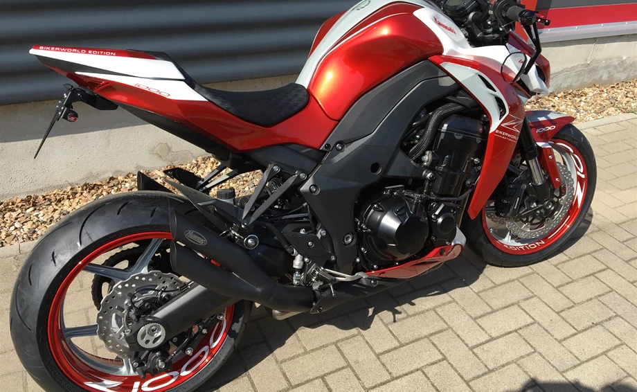 Umbgebautes Motorrad Kawasaki Z1000 Bild 8: Umbgebautes Motorrad Kawasaki Z1000