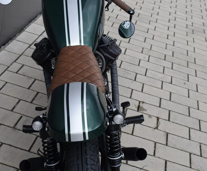 Umbgebautes Motorrad Honda CX 500 Bild 3: Umbgebautes Motorrad Honda CX 500