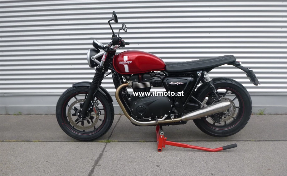 Umbgebautes Motorrad Triumph Street Twin Bild 1: Umbgebautes Motorrad Triumph Street Twin