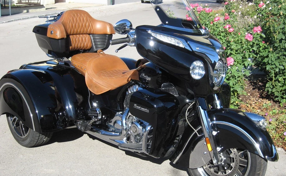 Umbgebautes Motorrad Indian Roadmaster Bild 10: Umbgebautes Motorrad Indian Roadmaster