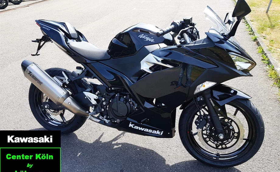 Umbgebautes Motorrad Kawasaki Ninja 400 Bild 1: Umbgebautes Motorrad Kawasaki Ninja 400