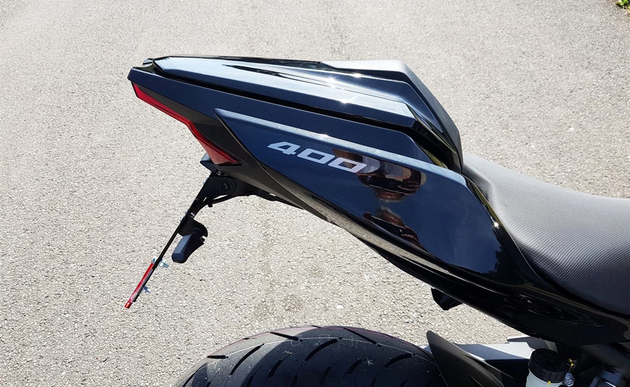 Umbgebautes Motorrad Kawasaki Ninja 400 Bild 5: Umbgebautes Motorrad Kawasaki Ninja 400