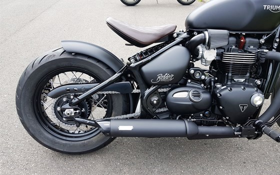 Umgebautes Motorrad Triumph Bonneville Bobber Black von Motorradhaus Löhmer GmbH - Bild 6 Umgebautes Motorrad Triumph Bonneville Bobber Black von Motorradhaus Löhmer GmbH - Bild 6