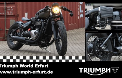 Triumph Bonneville Bobber Custom Bike