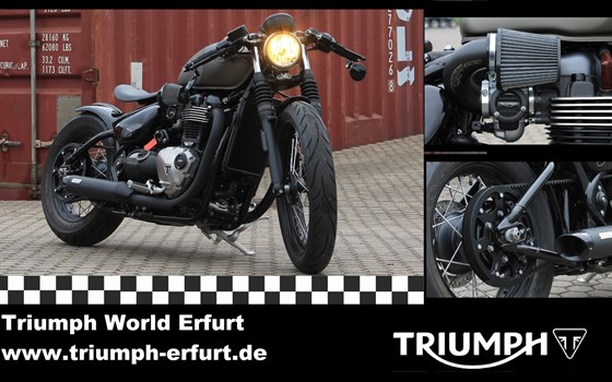 Umgebautes Motorrad Triumph Bonneville Bobber von Stärker-Profil GmbH - Bild 1 Umgebautes Motorrad Triumph Bonneville Bobber von Stärker-Profil GmbH - Bild 1