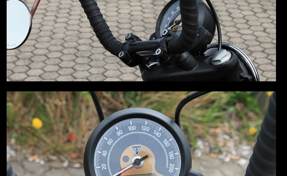 Umbgebautes Motorrad Triumph Bonneville Bobber Bild 3: Umbgebautes Motorrad Triumph Bonneville Bobber