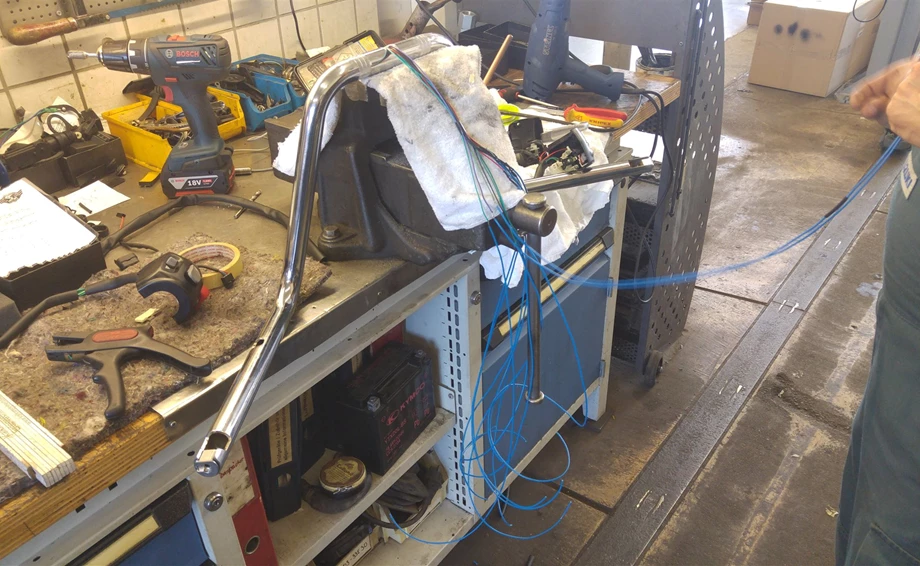 Umbgebautes Motorrad Triumph Bonneville Bobber Bild 28: Umbgebautes Motorrad Triumph Bonneville Bobber