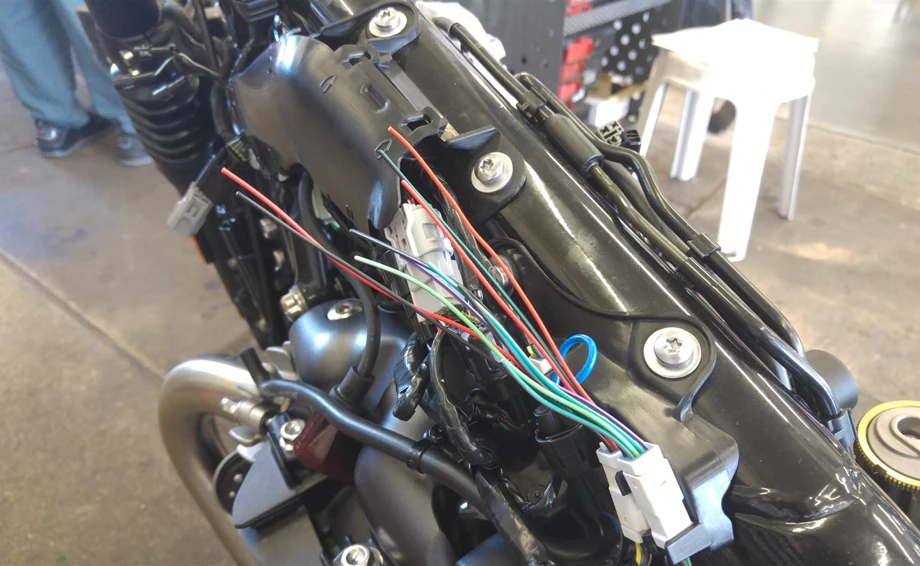 Umbgebautes Motorrad Triumph Bonneville Bobber Bild 29: Umbgebautes Motorrad Triumph Bonneville Bobber