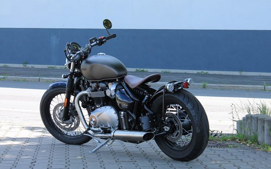 Umgebautes Motorrad Triumph Bonneville Bobber von Stärker-Profil GmbH - Bild 5 Umgebautes Motorrad Triumph Bonneville Bobber von Stärker-Profil GmbH - Bild 5