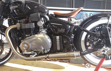 Triumph Bonneville Bobber Custom Bike Triumph Bonneville Bobber Custom Bike