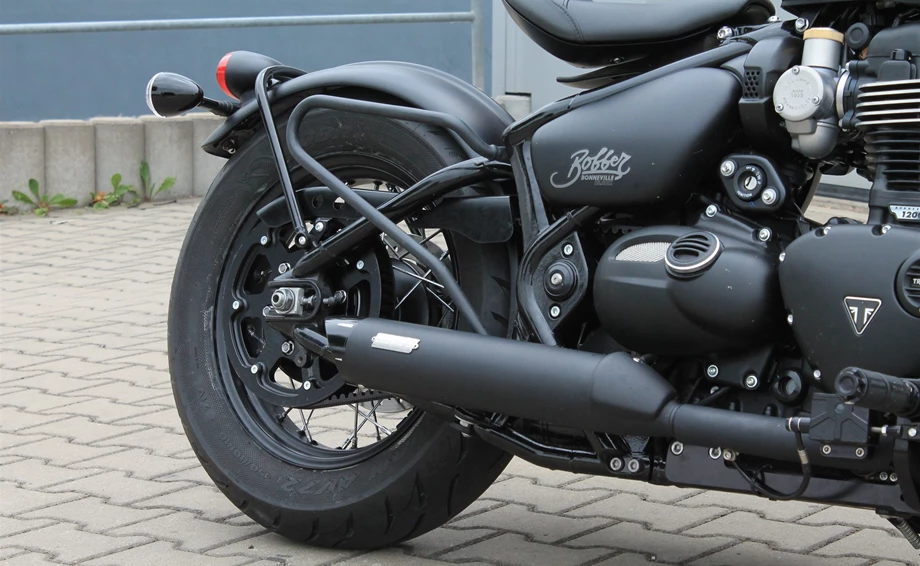 Umbgebautes Motorrad Triumph Bonneville Bobber Black Bild 5: Umbgebautes Motorrad Triumph Bonneville Bobber Black