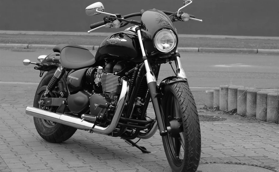 Umbgebautes Motorrad Triumph Speedmaster Bild 6: Umbgebautes Motorrad Triumph Speedmaster