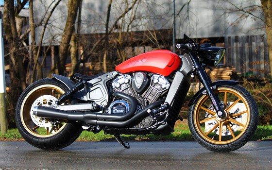 Umgebautes Motorrad Indian Sport Scout 500 von SMC-Styrian Motor Cycle - Bild 2 Umgebautes Motorrad Indian Sport Scout 500 von SMC-Styrian Motor Cycle - Bild 2