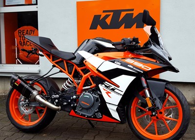KTM RC 390 Ein wenig umgebaut