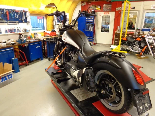 Umbgebautes Motorrad Victory High-Ball Bild 1: Umbgebautes Motorrad Victory High-Ball