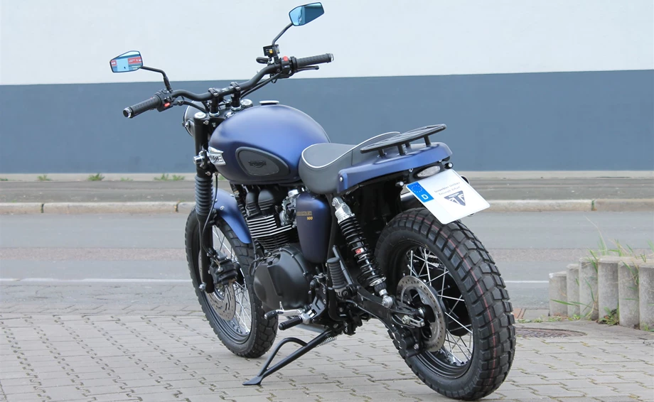 Umbgebautes Motorrad Triumph Scrambler Bild 11: Umbgebautes Motorrad Triumph Scrambler
