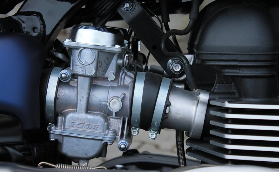 Umbgebautes Motorrad Triumph Scrambler Bild 15: Umbgebautes Motorrad Triumph Scrambler