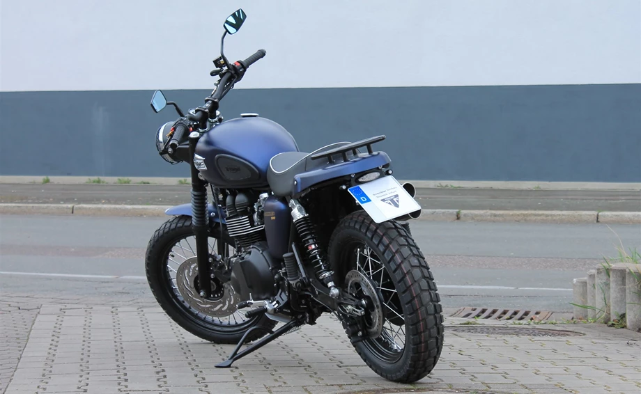 Umbgebautes Motorrad Triumph Scrambler Bild 6: Umbgebautes Motorrad Triumph Scrambler