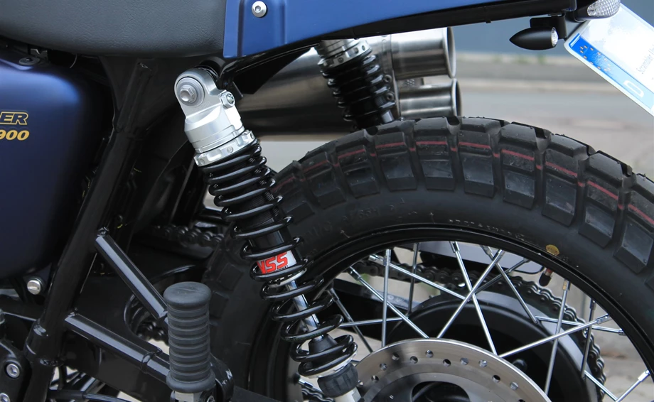 Umbgebautes Motorrad Triumph Scrambler Bild 21: Umbgebautes Motorrad Triumph Scrambler