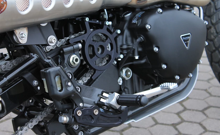 Umbgebautes Motorrad Triumph Scrambler Bild 22: Umbgebautes Motorrad Triumph Scrambler