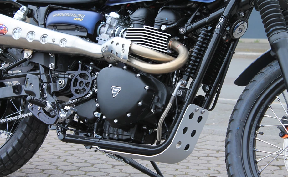 Umbgebautes Motorrad Triumph Scrambler Bild 28: Umbgebautes Motorrad Triumph Scrambler