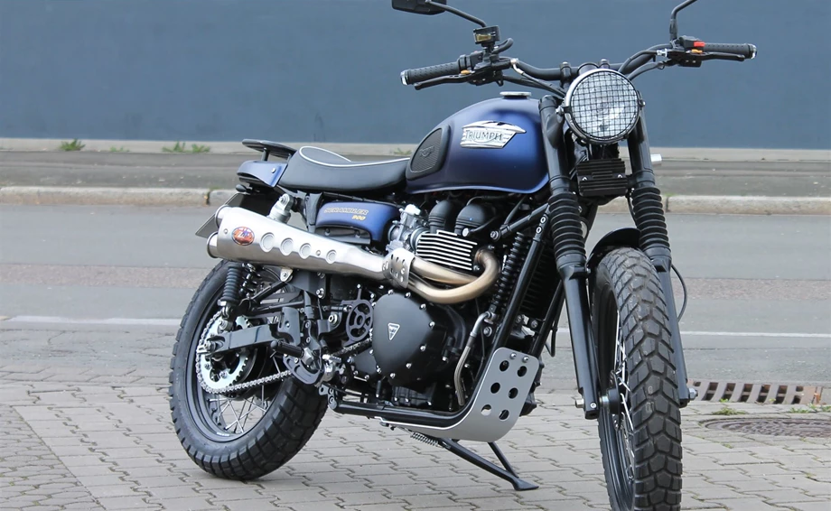 Umbgebautes Motorrad Triumph Scrambler Bild 4: Umbgebautes Motorrad Triumph Scrambler