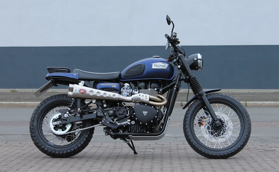 Umbgebautes Motorrad Triumph Scrambler Bild 2: Umbgebautes Motorrad Triumph Scrambler