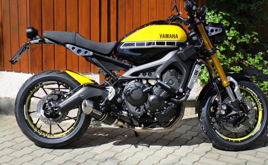 Umbgebautes Motorrad Yamaha XSR900 Bild 1: Umbgebautes Motorrad Yamaha XSR900