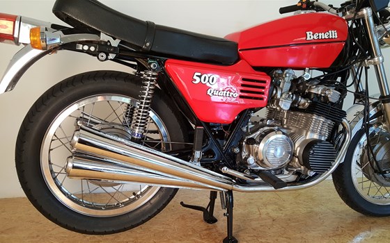Umgebautes Motorrad Benelli 500 Quattro, 500, 504 von Motorrad Scheunpflug e.K. - Bild 7 Umgebautes Motorrad Benelli 500 Quattro, 500, 504 von Motorrad Scheunpflug e.K. - Bild 7