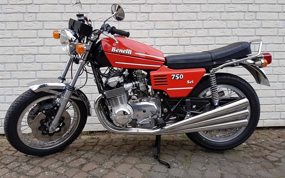 Umgebautes Motorrad Benelli 750 Sei von Motorrad Scheunpflug e.K. - Bild 1 Umgebautes Motorrad Benelli 750 Sei von Motorrad Scheunpflug e.K. - Bild 1