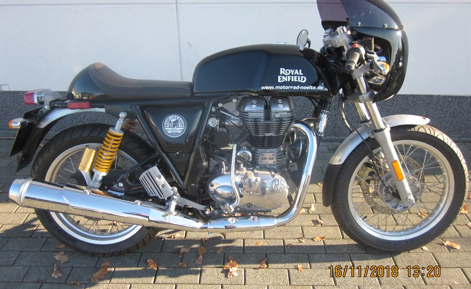 Umbgebautes Motorrad Royal Enfield Continental GT 535 EFI Bild 1: Umbgebautes Motorrad Royal Enfield Continental GT 535 EFI