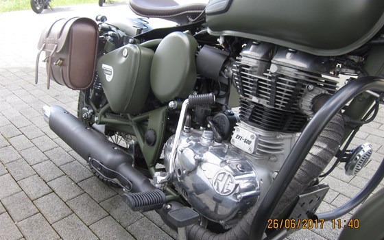 Umgebautes Motorrad Royal Enfield Classic 500 EFI Battle Green von Motorrad Nölte - Bild 3 Umgebautes Motorrad Royal Enfield Classic 500 EFI Battle Green von Motorrad Nölte - Bild 3