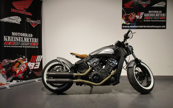 Umgebautes Motorrad Indian Scout Bobber 1131 von Motorrad Kreiselmeyer GmbH - Bild 8 Umgebautes Motorrad Indian Scout Bobber 1131 von Motorrad Kreiselmeyer GmbH - Bild 8